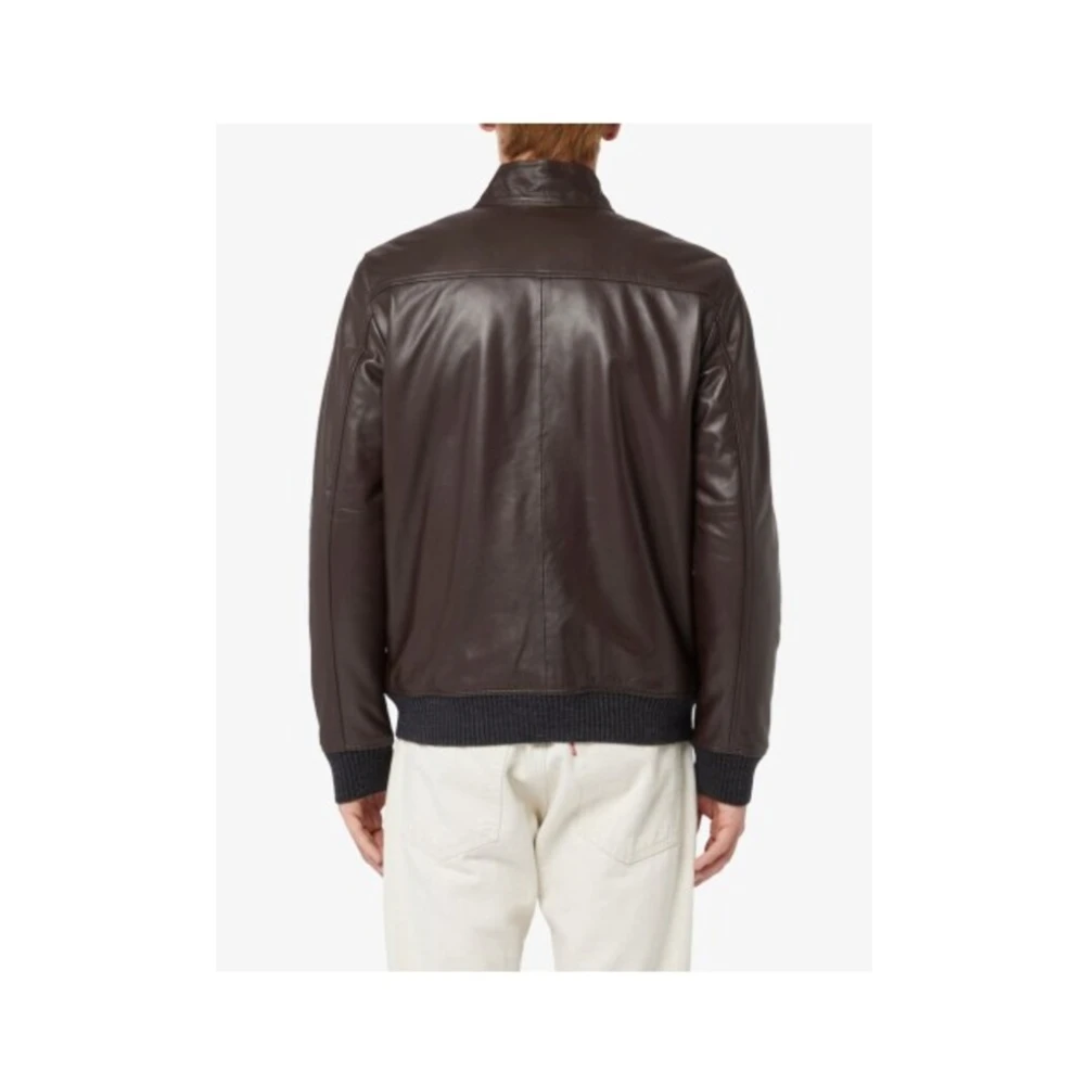 Harmont & Blaine Bomber Pelle Brown Heren