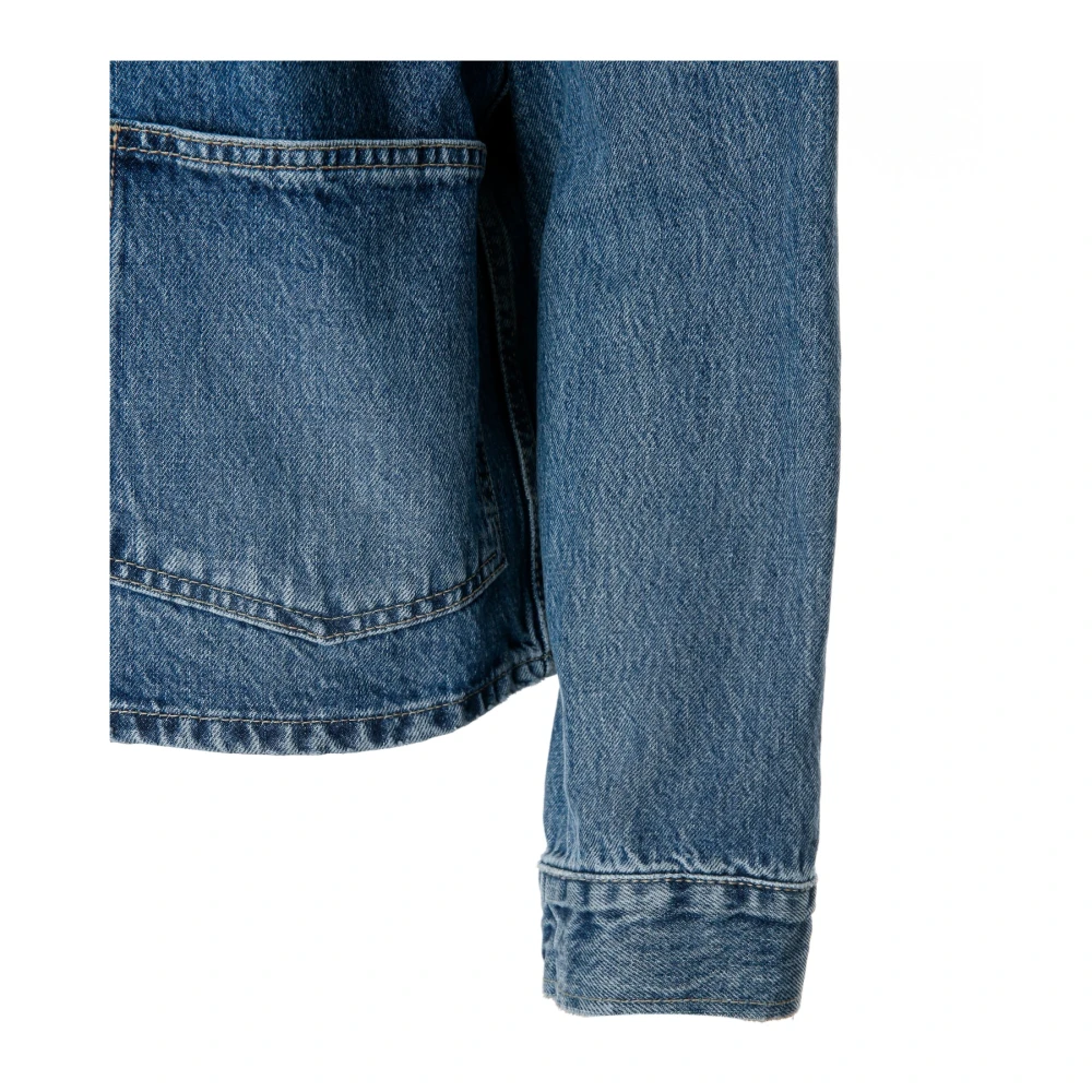 Samsøe Denim Cardigan met Regular Fit Blue Dames