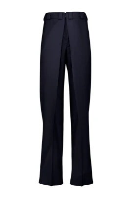 Nattblå Ull-Mohair Chinos