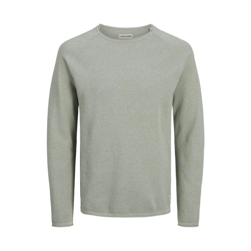 jack & jones Essentiële Gebreide Crew Neck Trui Green Heren