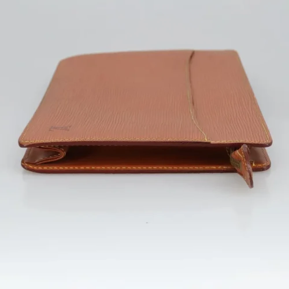 Louis Vuitton Vintage Pre-owned Leather clutches Brown Dames