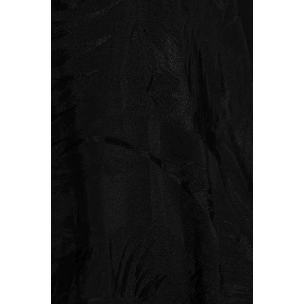 Balenciaga Jurk met kreukeleffect Black Dames