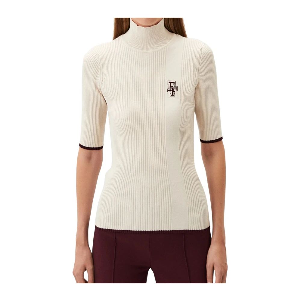 Elisabetta Franchi Stijlvolle Sweater Collectie Beige Dames