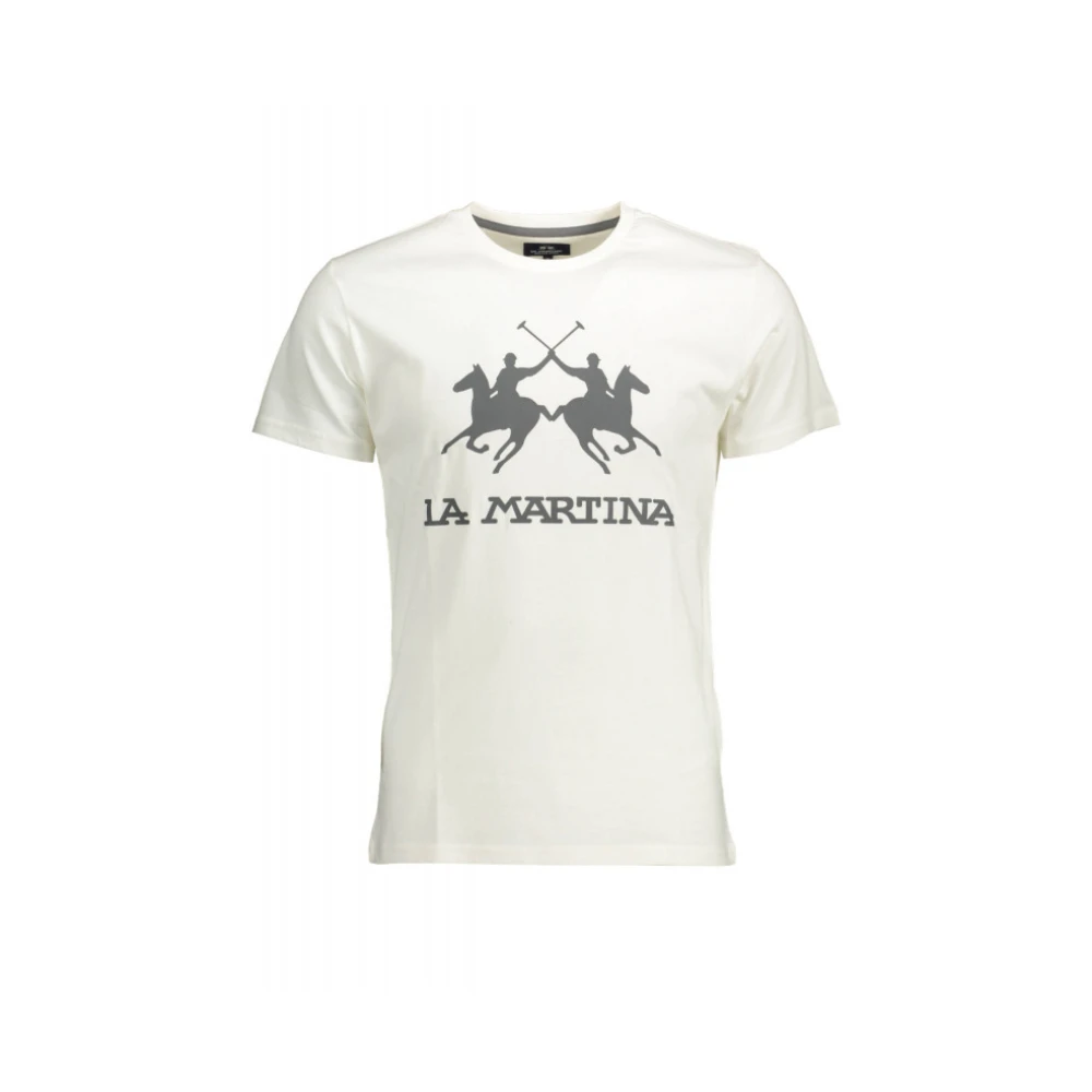 La Martina Moreno T-Shirt - Male - T-Shirts - White - L - Tops