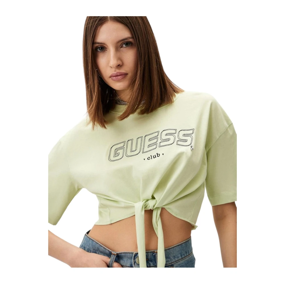 Guess Korte Mouw T-shirt Green Dames