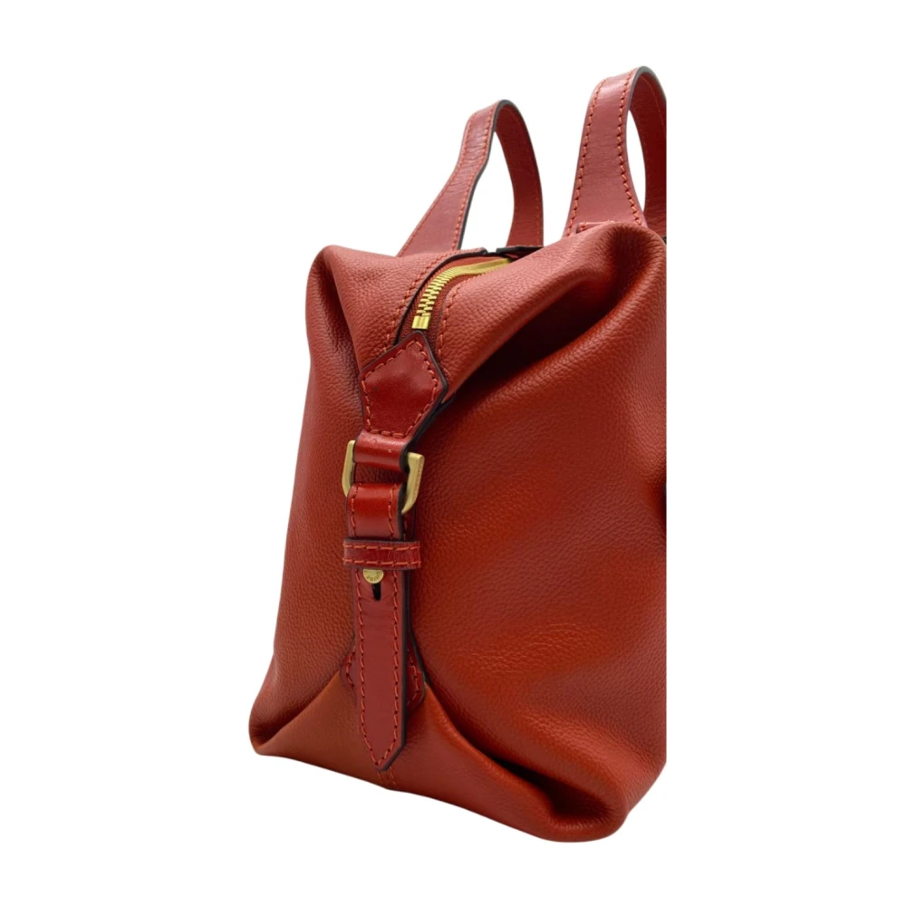 The Bridge Elegante Schoudertas met Ritssluiting Brown Dames