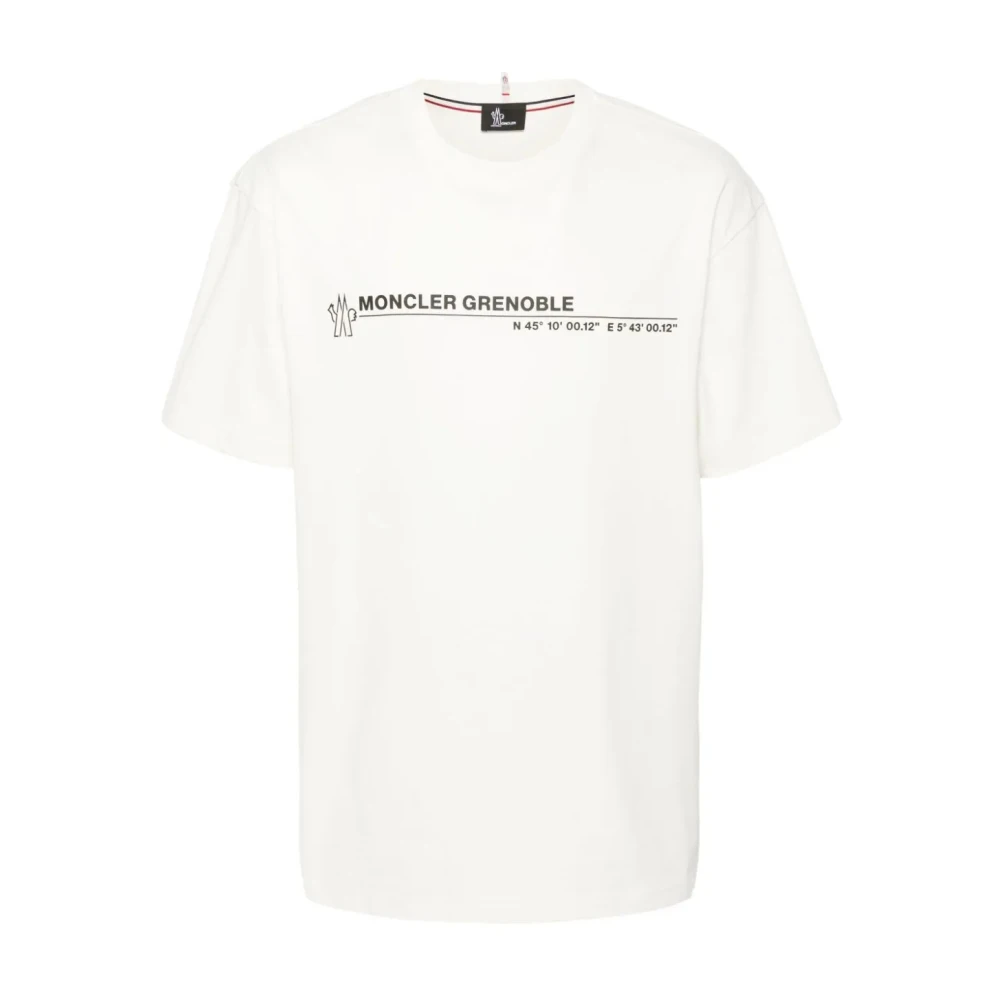 Moncler Korte Mouw T-shirt Casual Wear White Heren