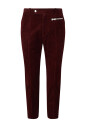 bordeaux-red-cotton-suede-cropped-trousers