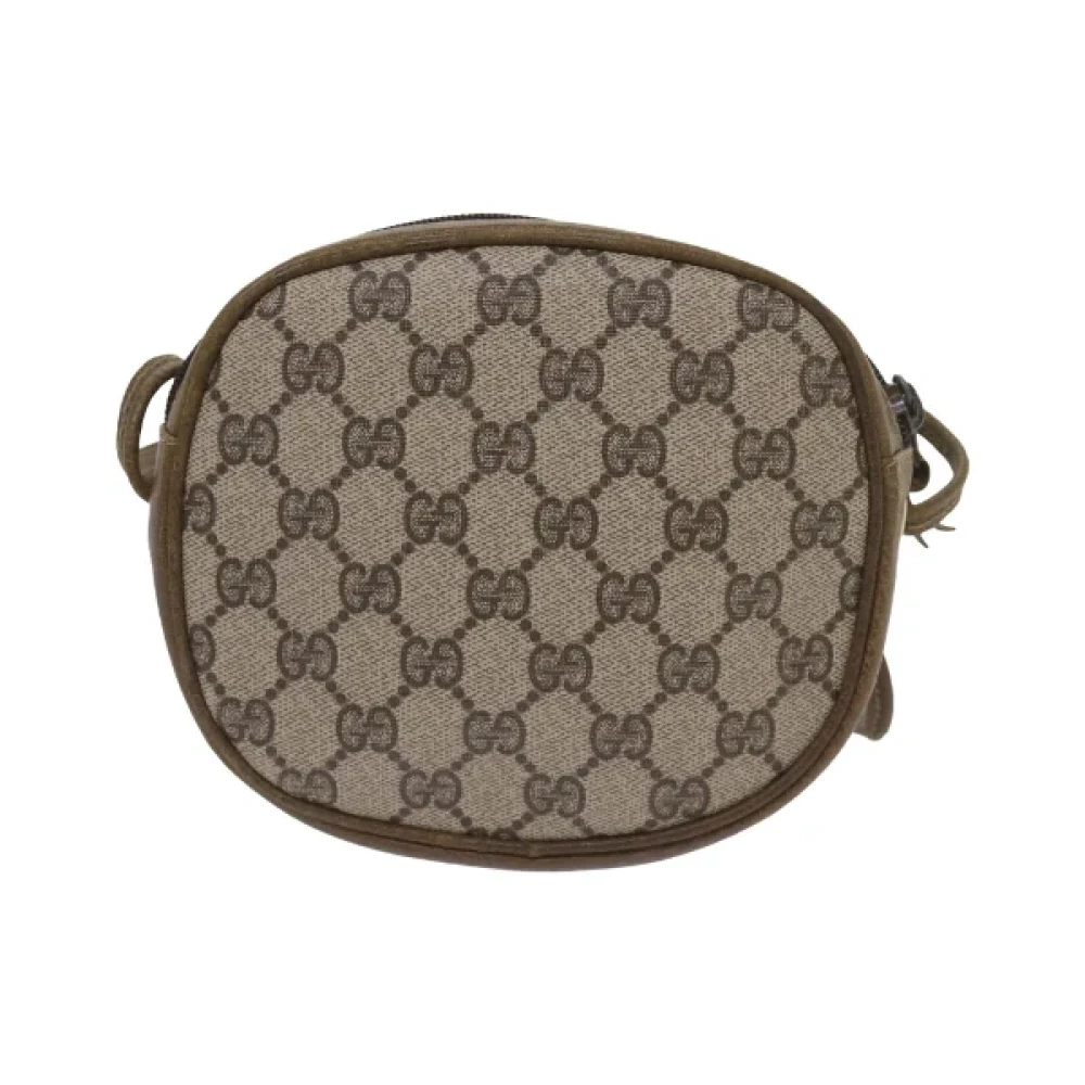 Gucci Vintage Pre-owned Canvas gucci-bags Beige Dames