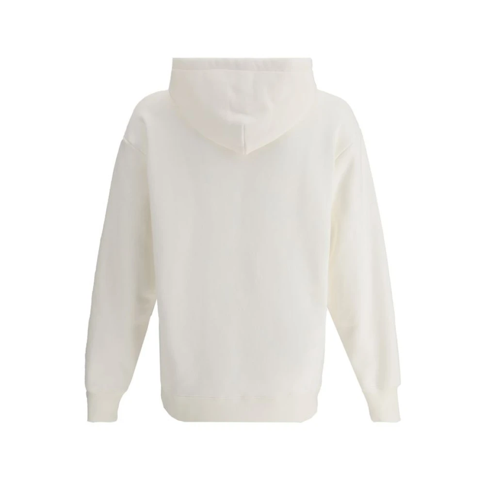 Valentino Monogram Hoodie Katoen Kangoeroezak White Heren