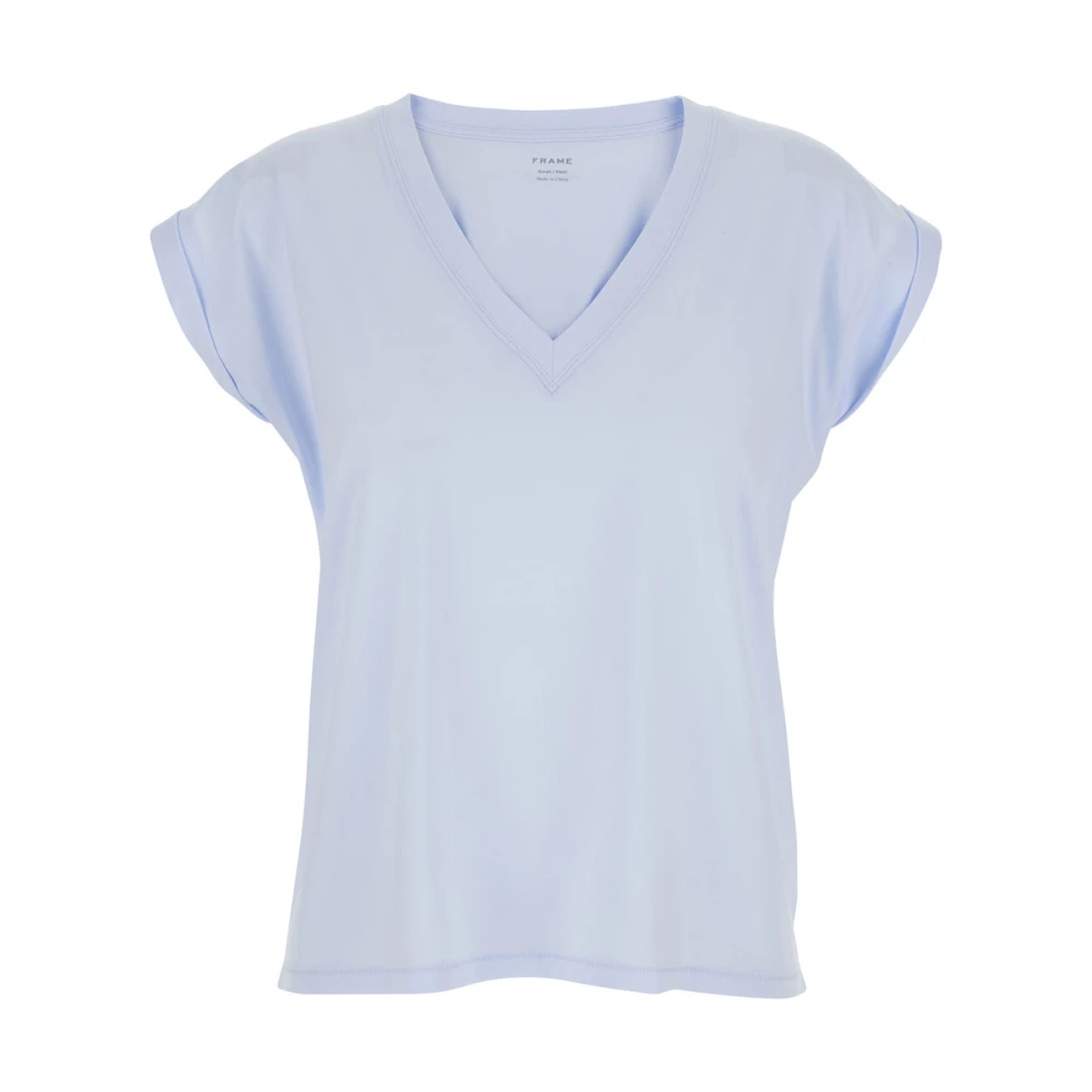 Frame - Tops > T-Shirts - Blue - Frame - Modalova