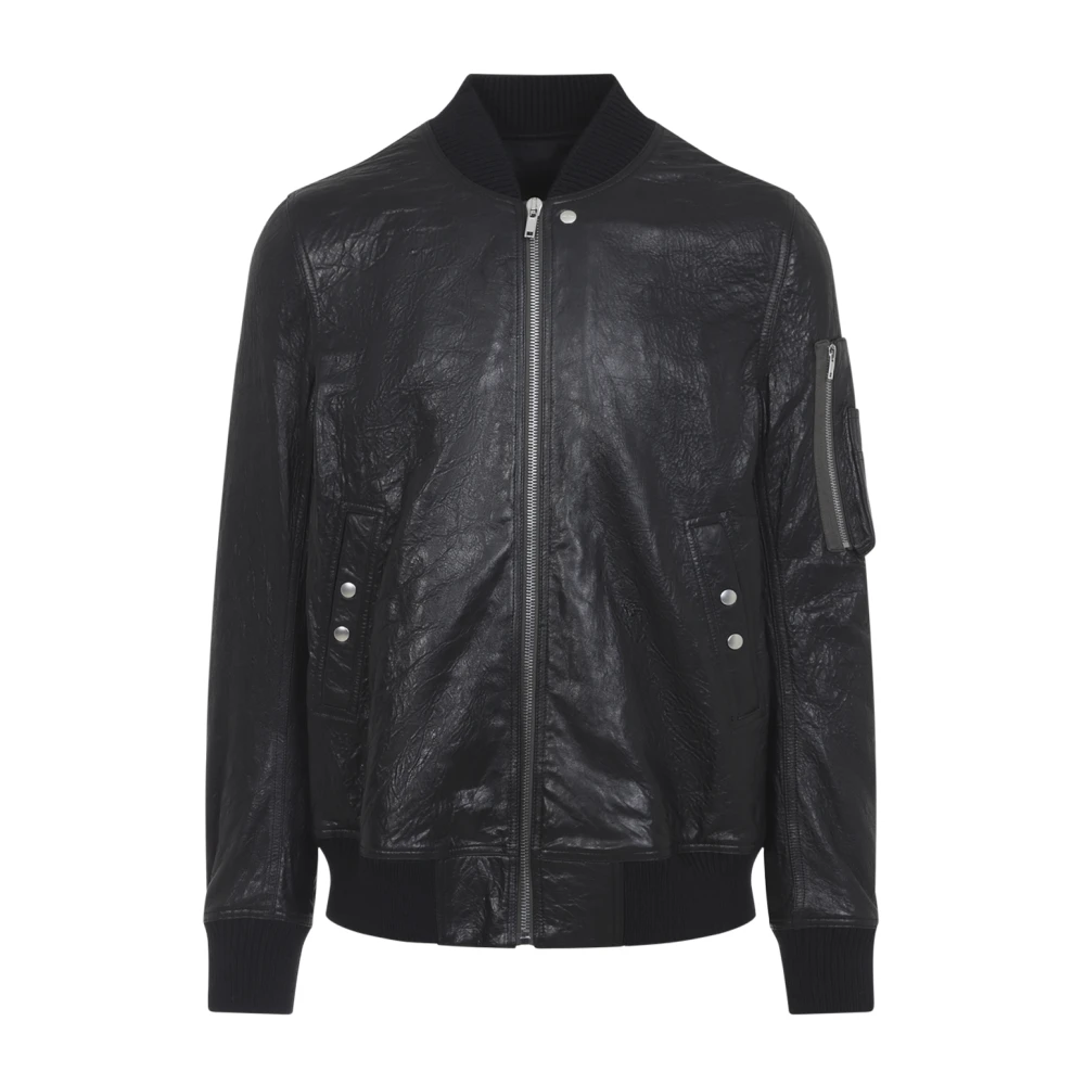Rick Owens Uomo Nero - Classic Flight Jacket - Jackets - L