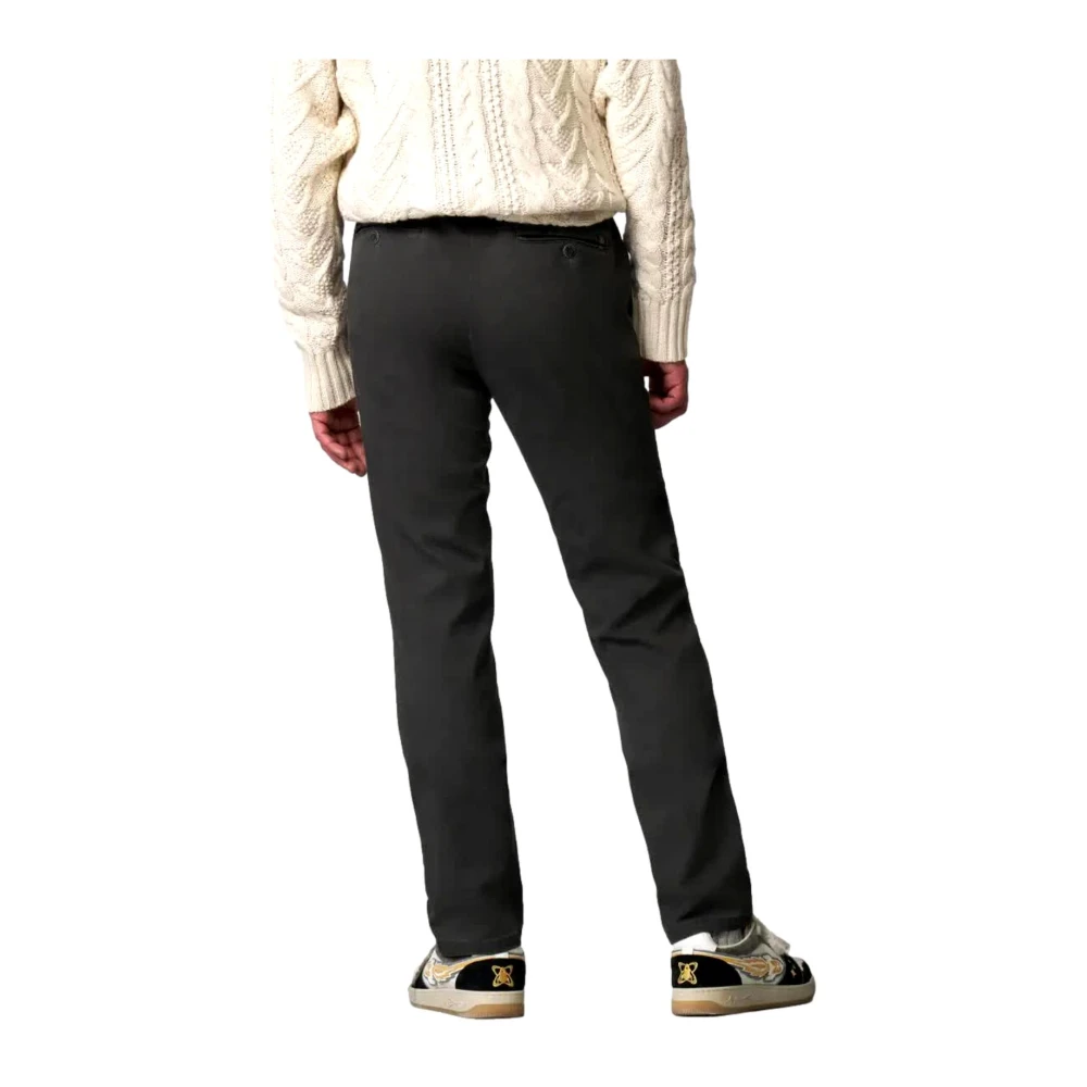 Meyer Moderne Pasvorm Oslo Flex Chino Donkergrijs Gray Heren