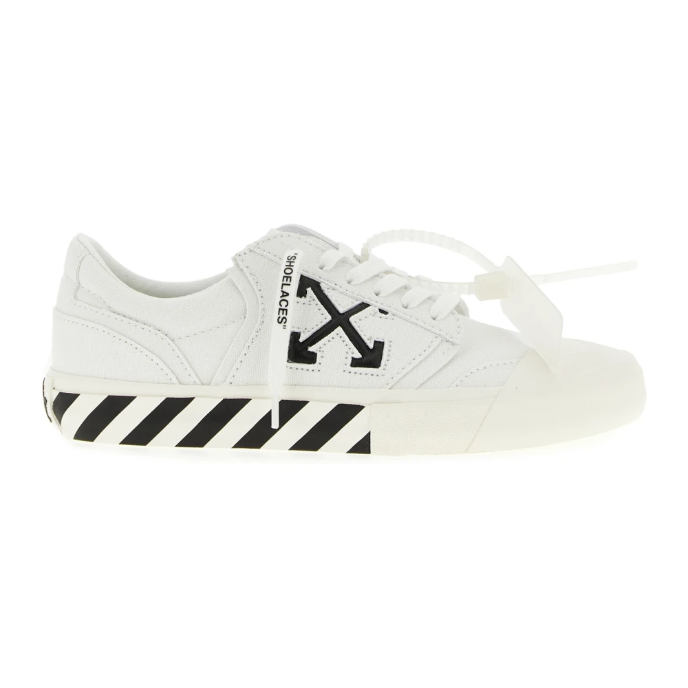 Off White Women's White Off Sneakers, 8 Uk, Vulc Undercut Trainers