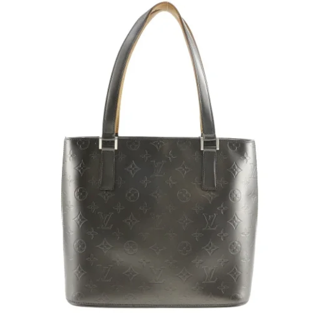 Louis Vuitton Vintage Pre-owned Leather totes Gray Dames