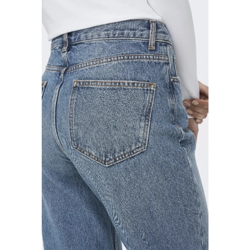 Only Wijde Pijp Jeans Herfst Winter Collectie Blue Dames