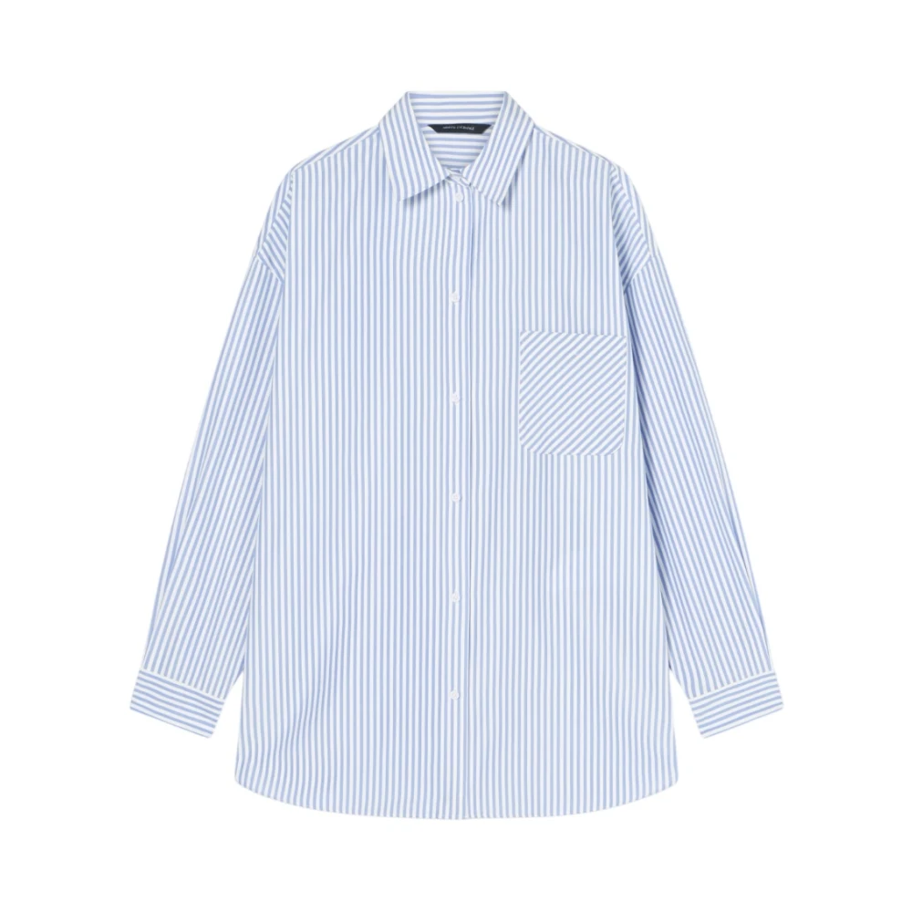 Armani Exchange Women's Blue Striped Shirt - Shirts - Xs - Blouses & Shirts