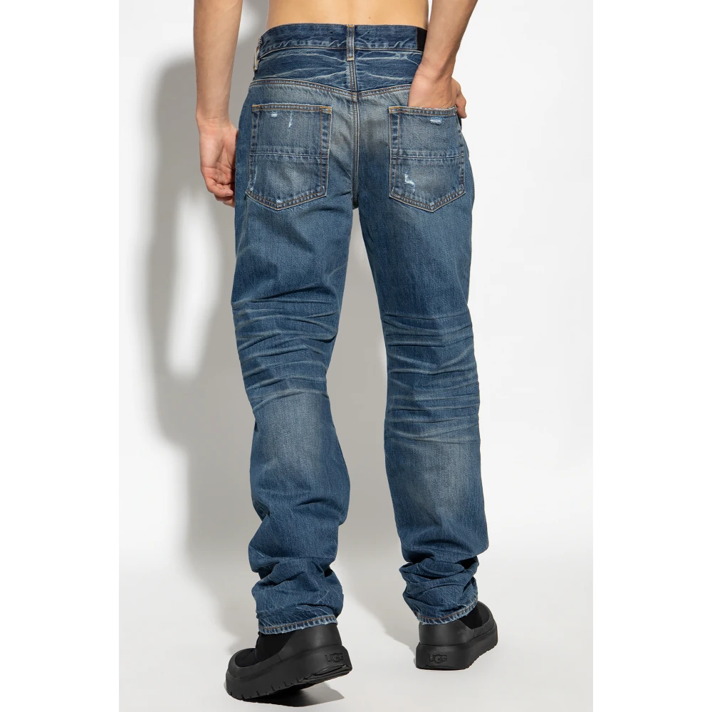 Amiri Jeans met versleten effect Blue Heren