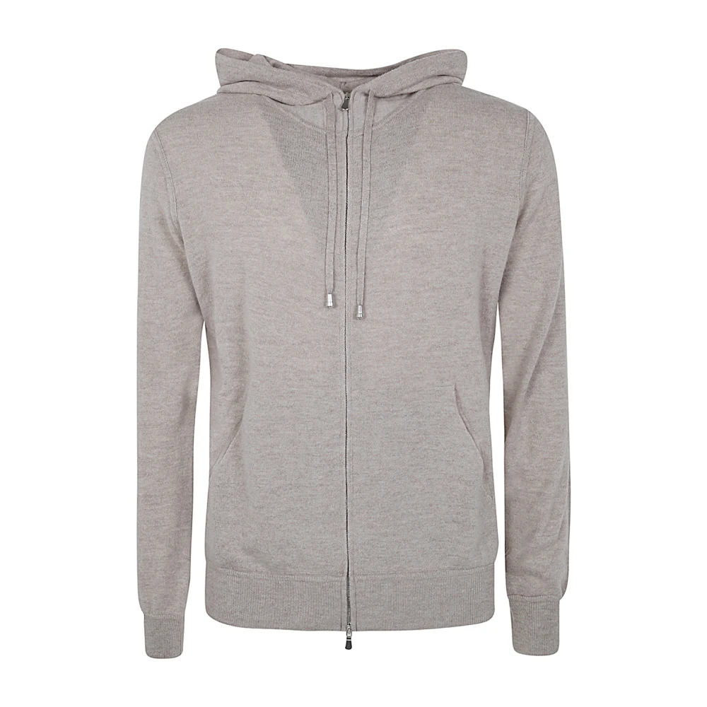 Filippo De Laurentiis Kashmirull Zip Hoodie Beige, Herr