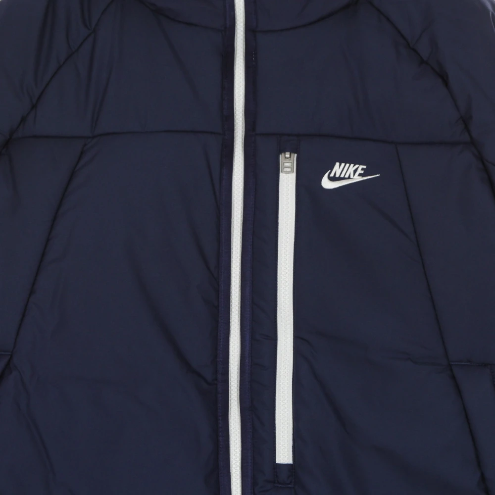 Nike Therma Fit Legacy Parka Blue Heren