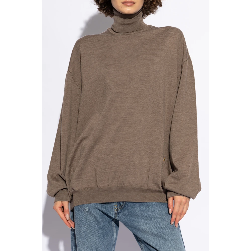 Moschino Wollen coltrui Brown Dames