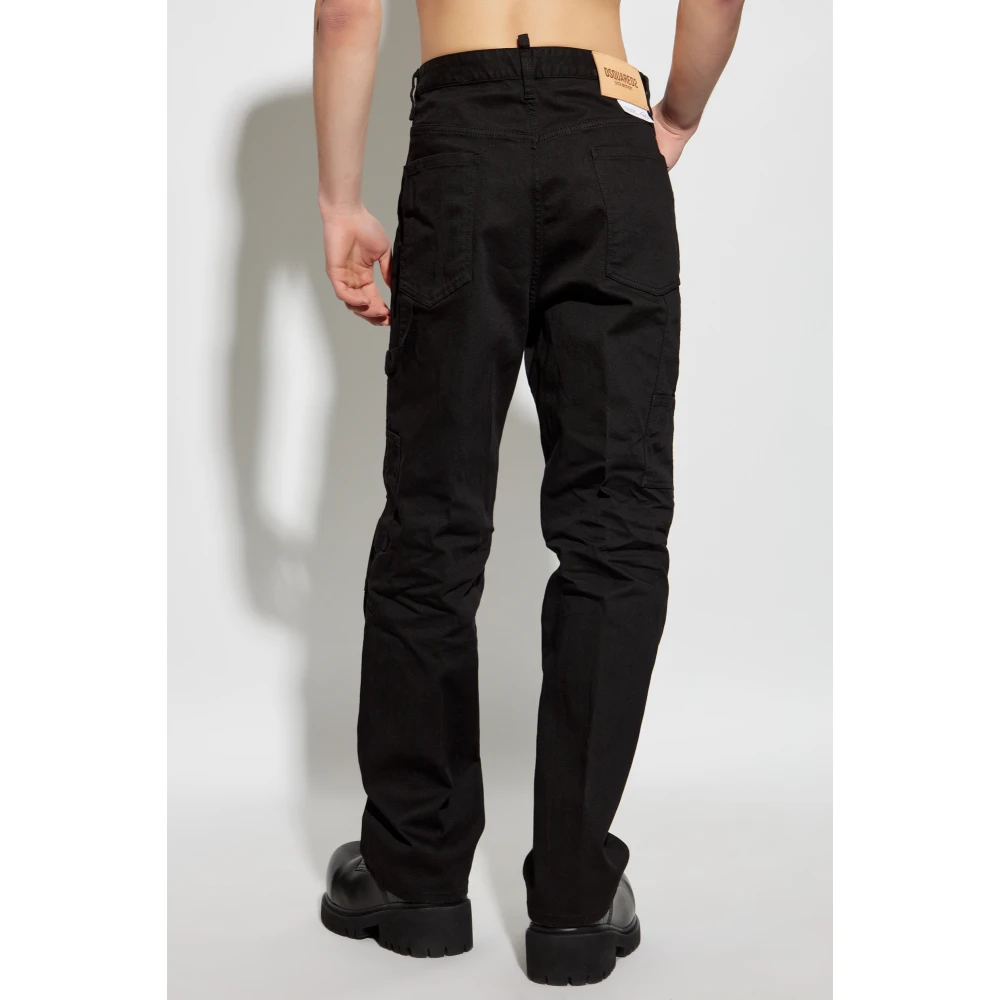 Dsquared2 Cargo style jeans Black Heren