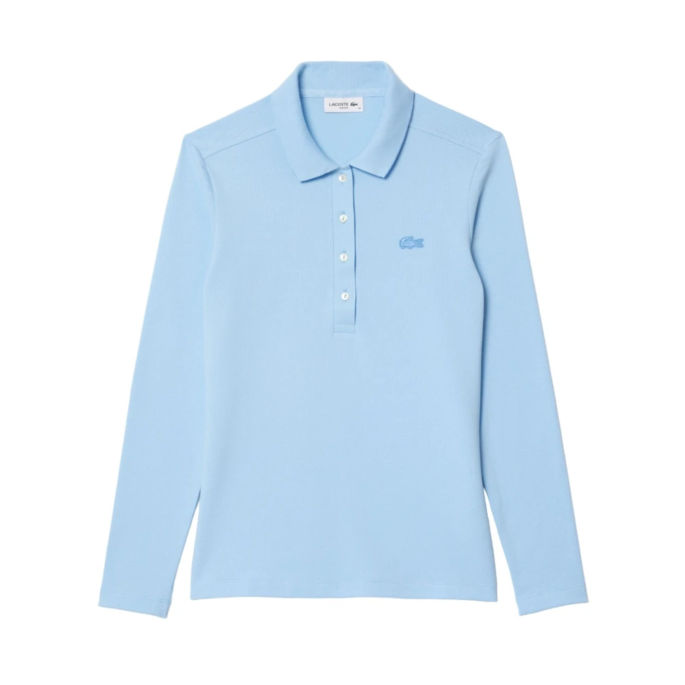 Lacoste Blå L.12.d Stretch Mini Piqué Polo