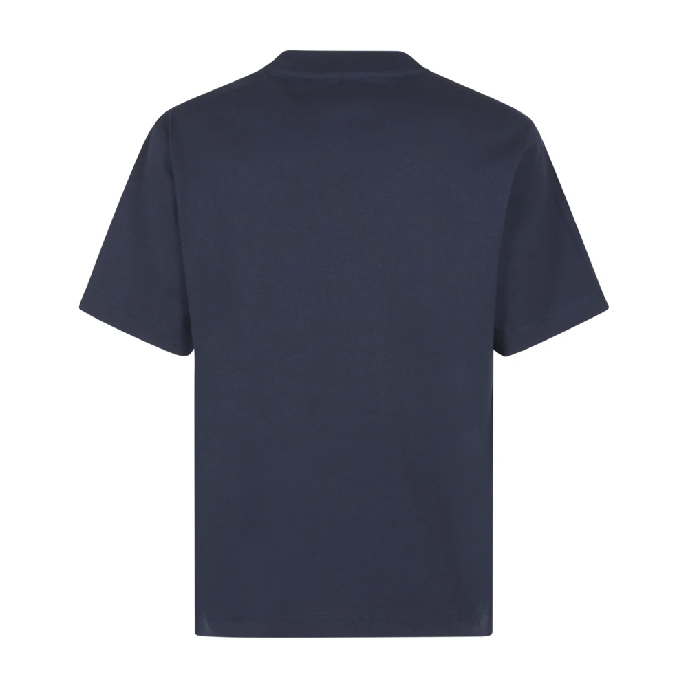 Burberry Ruiter Ridder Print Katoenen T-shirt Blue Heren