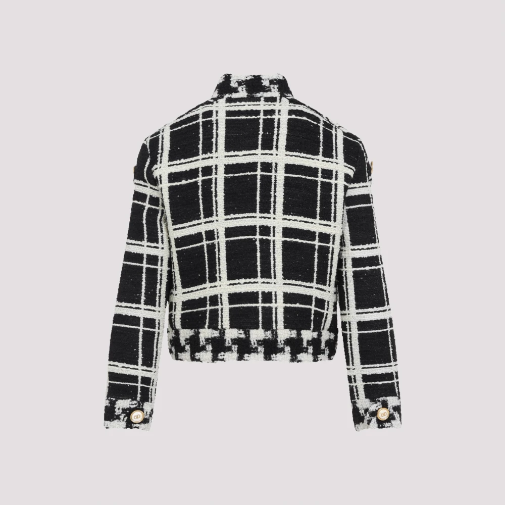 Valentino Nero Avorio Caban Jas Black Dames