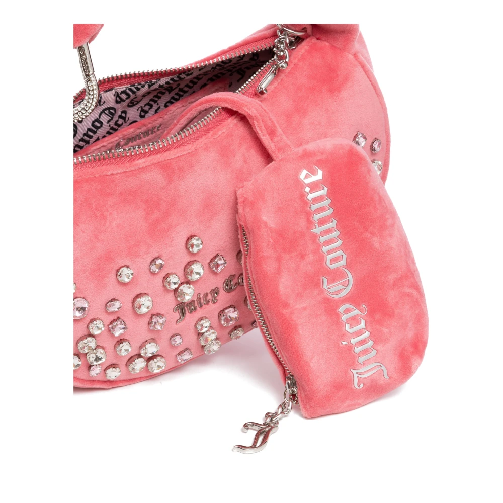 Juicy Couture Stijlvolle Kleine Hobo Tas Pink Dames