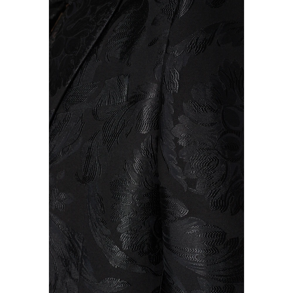 Versace Blazer met bloemenmotief Black Heren