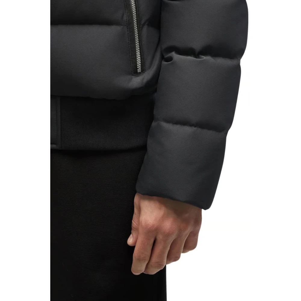 Moose Knuckles Zwarte Winterjassen voor Mannen Black Heren