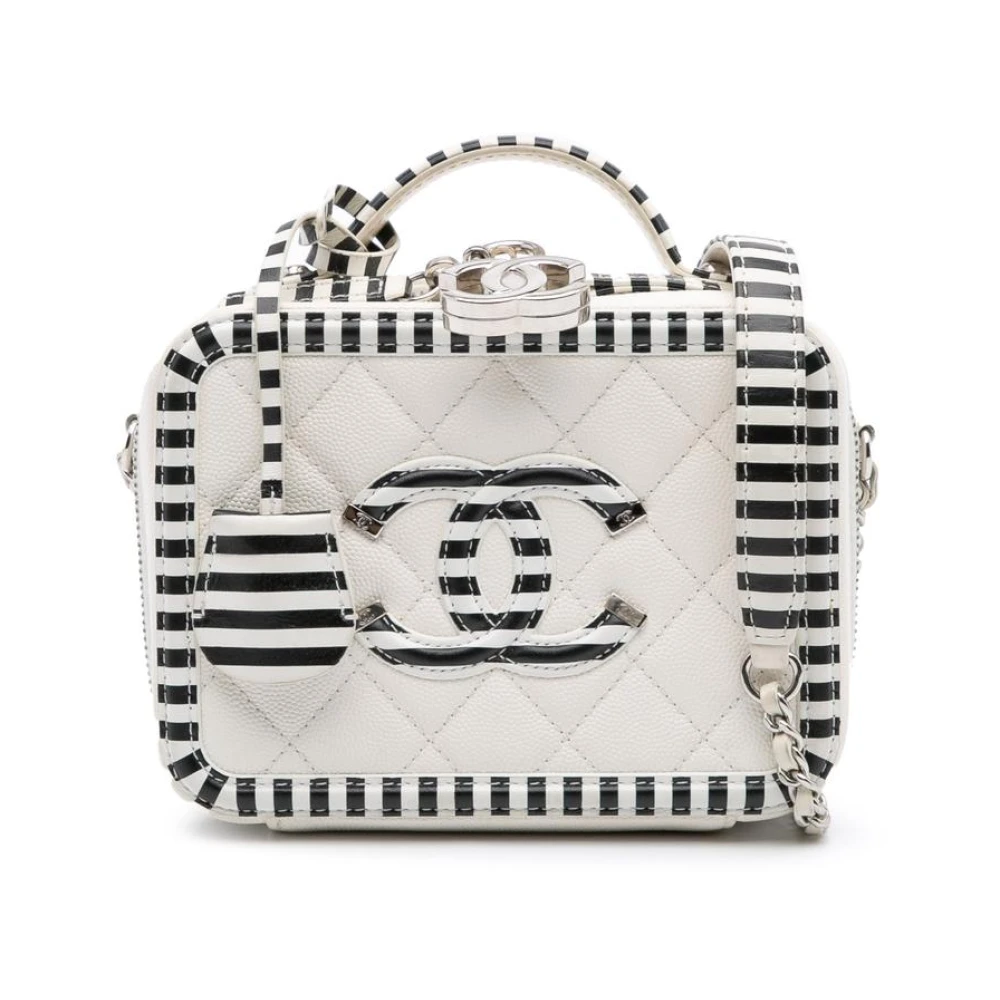 Chanel Vintage Damen Weiß Pre-Owned, One Sizegröße: