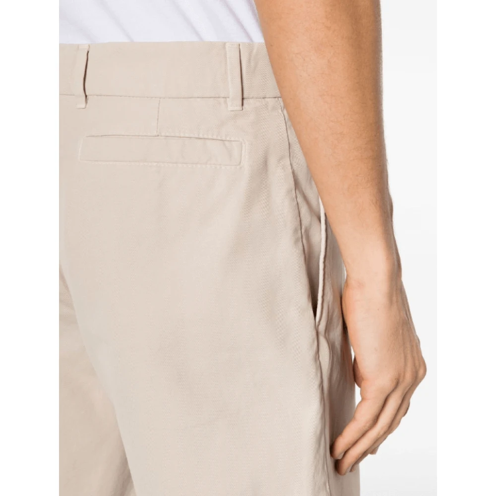 BRUNELLO CUCINELLI Beige Bermuda Shorts Wide Leg Beige Heren