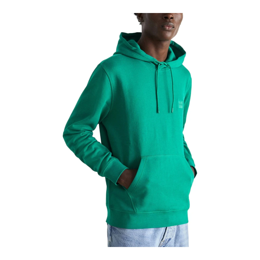 Hugo Boss Hoodie Green Heren