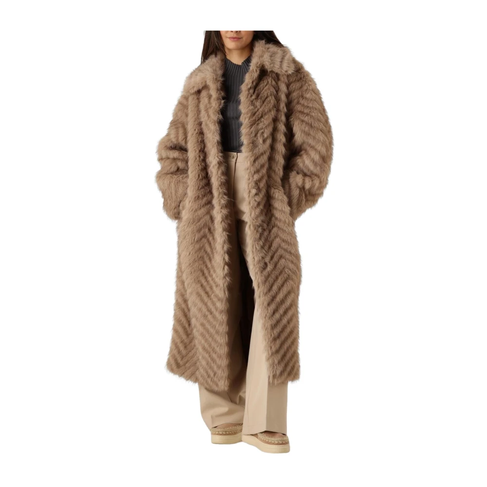 Stand Studio Beige Wynther Coat Elegant en veelzijdig Beige Dames