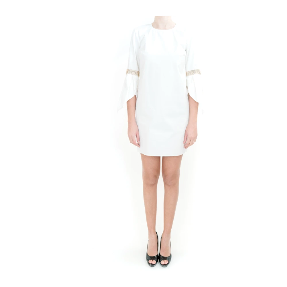 Elisabetta Franchi Witte Jurk White Dames