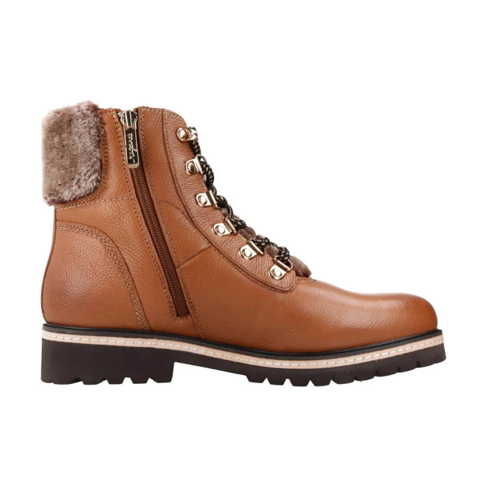 Regarde le Ciel Lace-up Boots Brown Dames