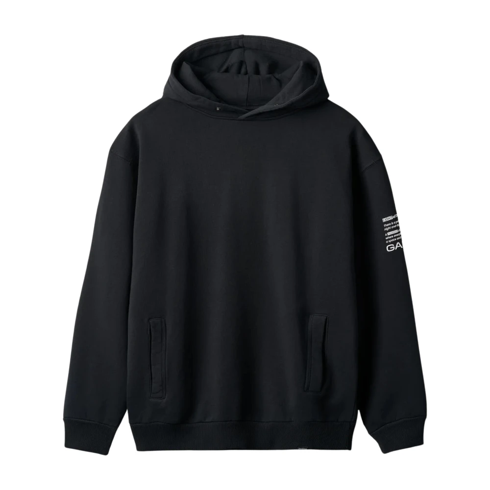 Gabba Zwarte Boxy LS Hoodie Sweatshirt Black Heren