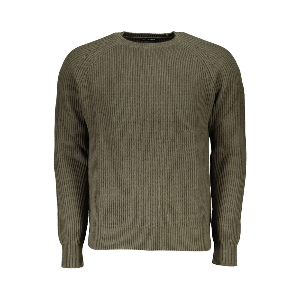 North Sails Sweater met Contrastdetail Green Heren