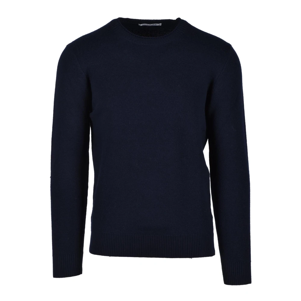 Kangra Merinowol Trui Blue Heren
