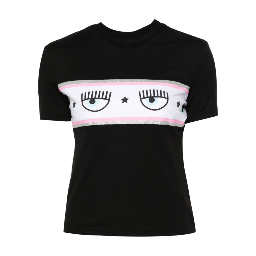 Chiara Ferragni Collection Stijlvolle T-shirts en Polos Black Dames