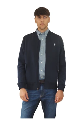 Double-Knit Bomber Jacket