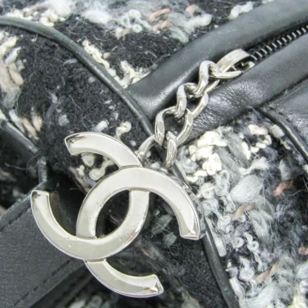 Chanel Vintage Pre-owned Fabric chanel-bags Black Dames
