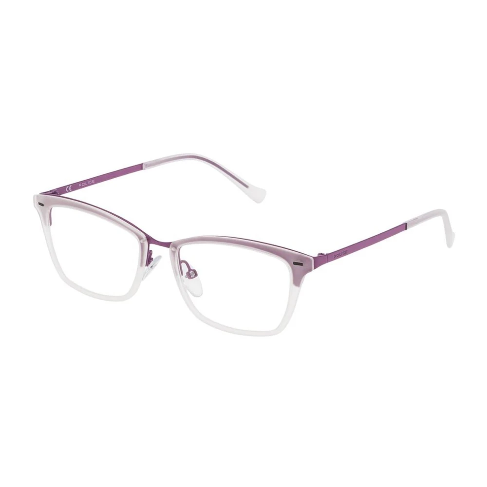 Police Glanzende Lila Metalen Frames voor Vrouwen Purple Dames