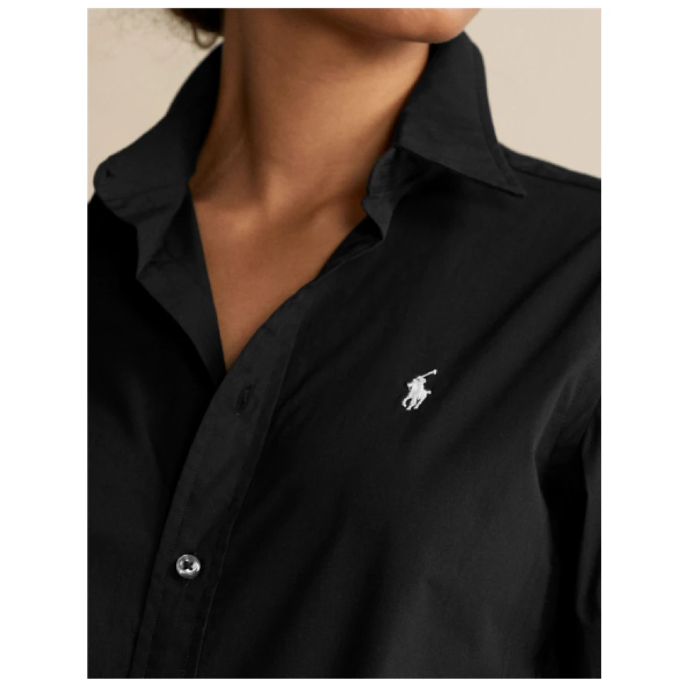 Polo Ralph Lauren Zwarte Georgia Overhemd Black Dames
