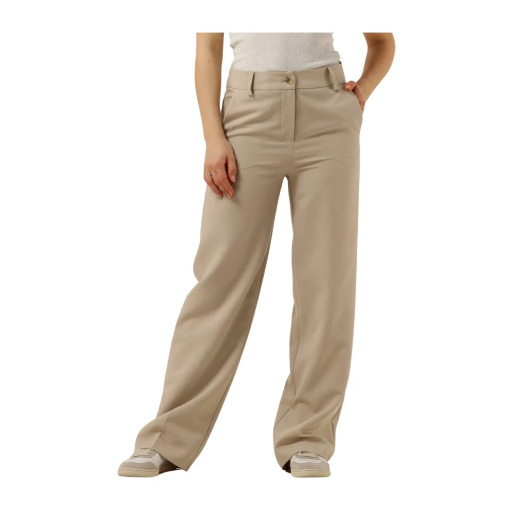 Notre-v Dames Broeken Nv-douk Beige Dames