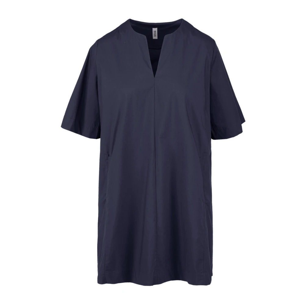 Bomboogie Vrouw Blauw Dames, Jurken, : Katoen, Klein