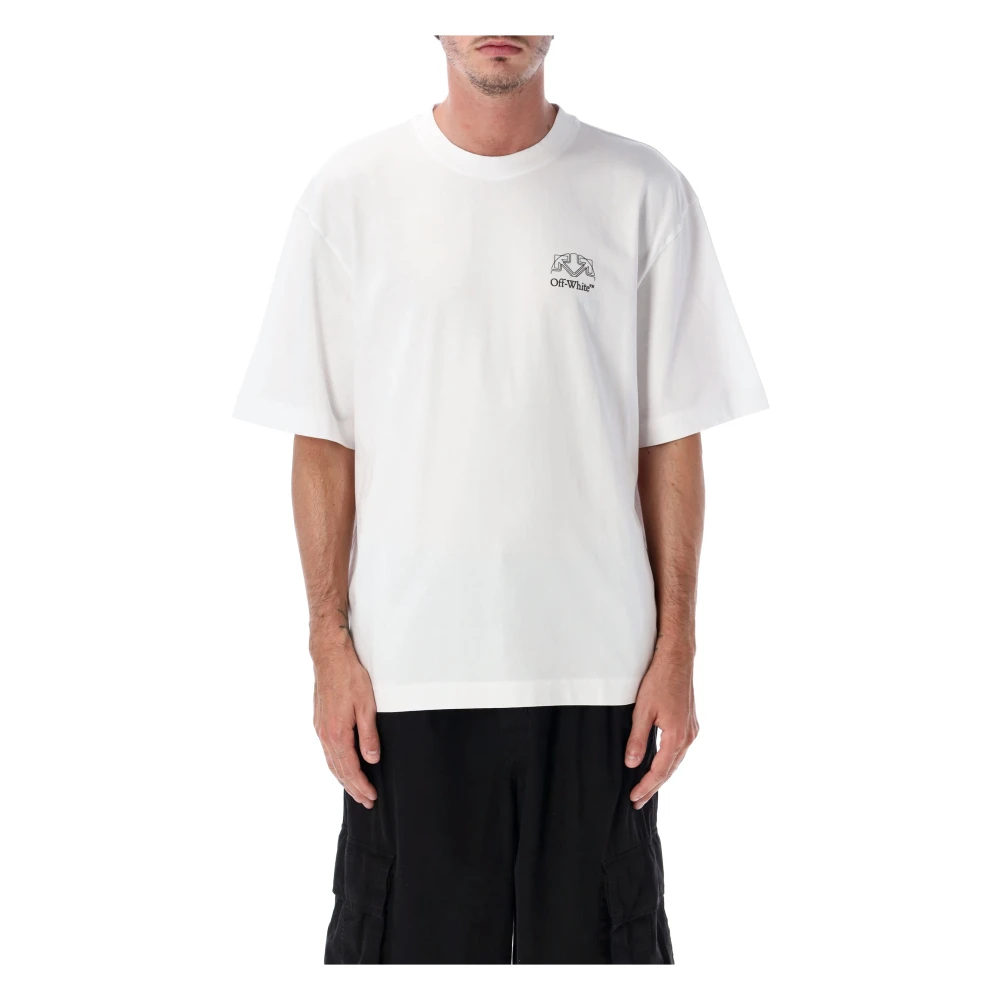Off White Uomo Bianco Off Top, S, New,