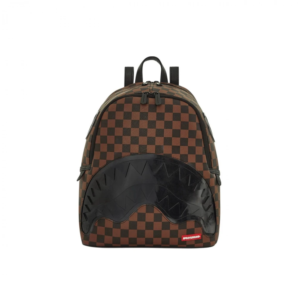 Sprayground Transparante rugzak met voorvak met rits Brown Unisex